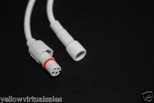 1 Pair 4-Conductor  Waterproof Power Cable Set DC Connector Male Female RGB LED 