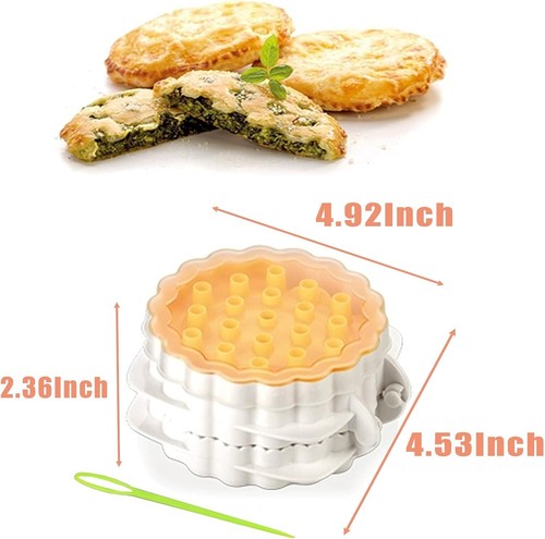 Dough Presser Pocket Pie Molds, Party Potluck Hand Pie Molds, Apples (Orbicular) - Imagen 2 de 7