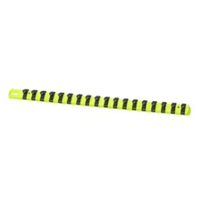 Ernst 8435HV 3/8" Drive DURA-PRO Twist Lock Socket Organizer Rail HI-VIZ