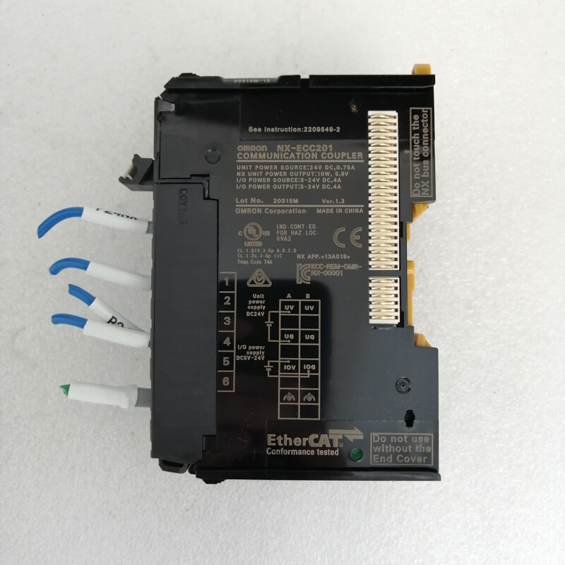 1PC USED OMRON NX-ECC201 NX series PLC connector unit module #XR