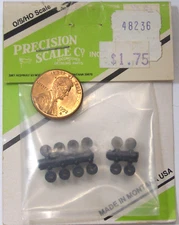 Precision Scale Co. HO Scale Model RR Locomotive Detailing Parts 48236   BPJ