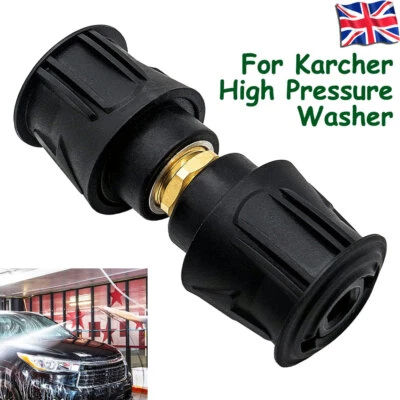 QNGENET For Karcher High Pressure Washer Quick Release Adaptor Hose To Hose Connector GB