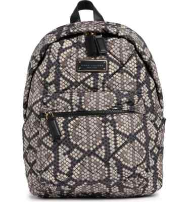 Marc Jacobs Quilted Nylon Printed Backpack ~NWT~ Snake Print