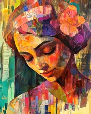 8x10 Photo Art Print - Classic Graceful Female High Quality Artwork Signed