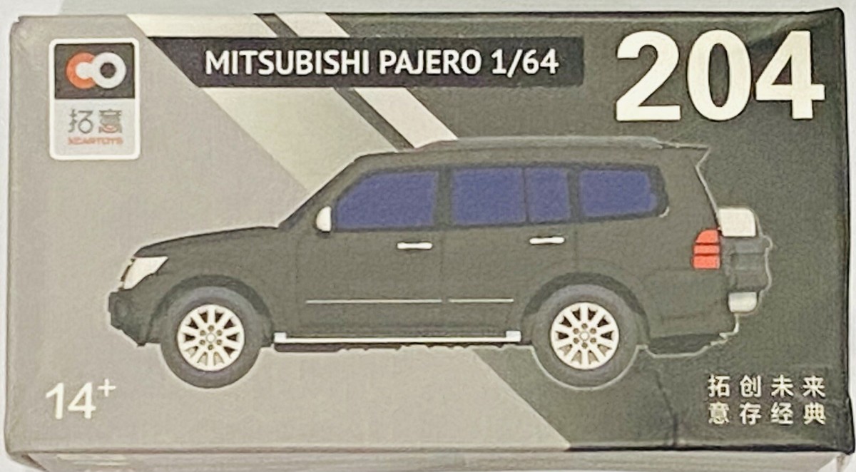 PAJERO BLACK ラジコン(新品未開封品) XCartoys 1/64 Mitsubishi Pajero black (with wheel suspension