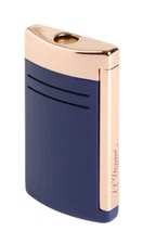 S.T. Dupont MaxiJet Torch Lighter, Blue & Rose Gold, 020173 (20173), New In Box