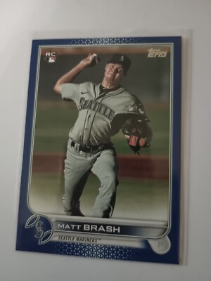 【限定50枚】Matt Brash 2022 Topps Matt Brash Blue Rookie Card | eBay
