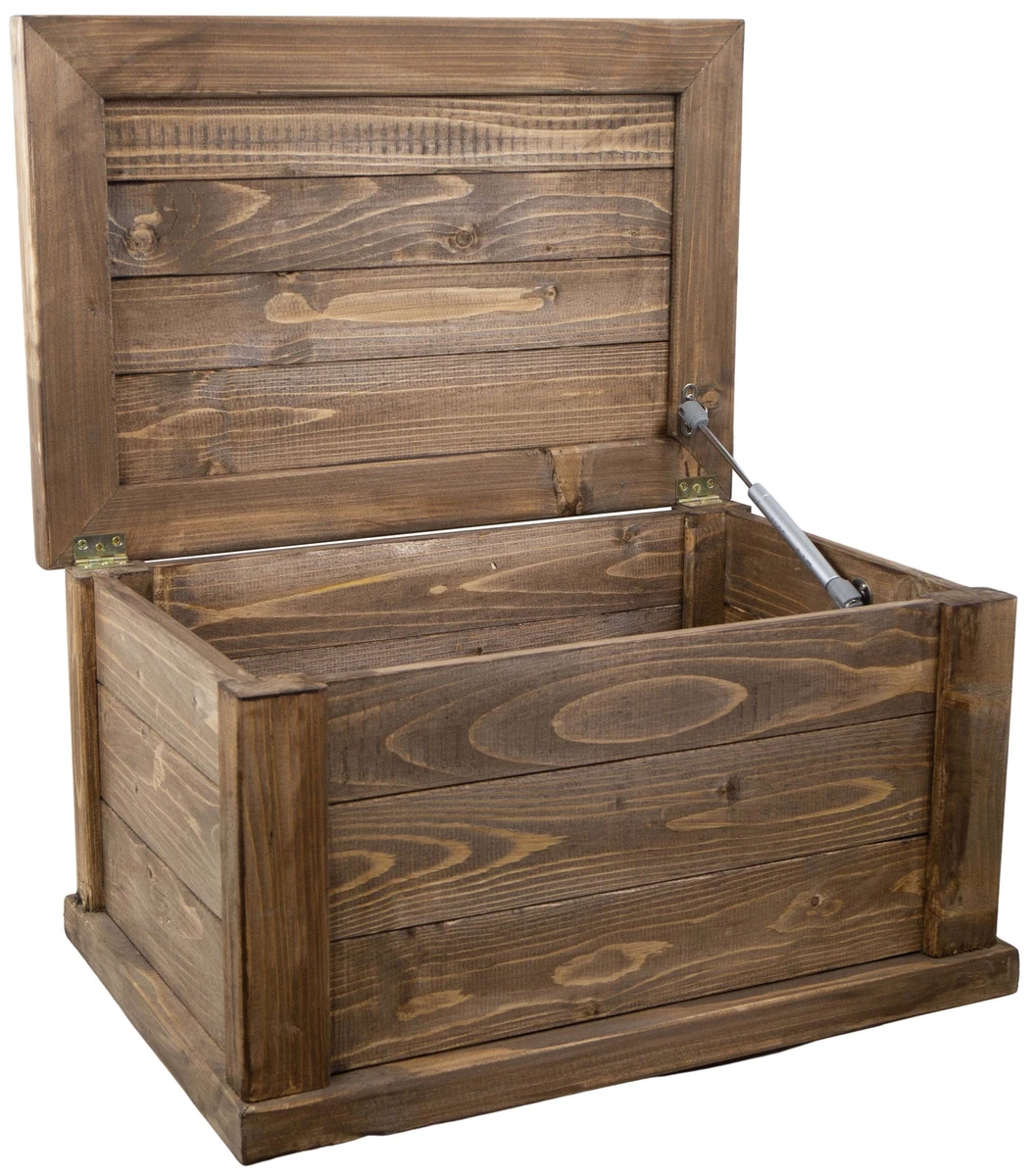 Cassapanca Per Legna Da Esterno Cassapanca Legno Massello Abete - Baule Portaoggetti, Portalegna - Modello Mauro, Fatto A Mano In Italia Panca Porta Legna Per Interni