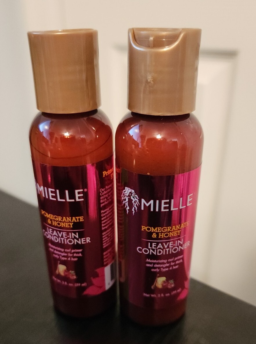 2x Mielle Pomegranate & Honey Moisturizing & Detangling Conditioner 2oz ea. NWOB