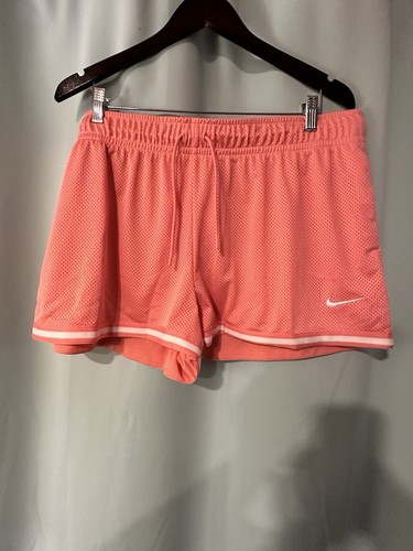 Nike Women's Sportswear Essentials Mesh Mid-Rise Shorts DV7966-611 XL - Picture 5 of 7