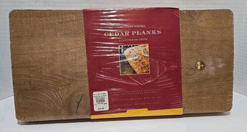 Williams Sonoma Set of 4 Cedar Planks for Grilling 14"x6.75x3/8"