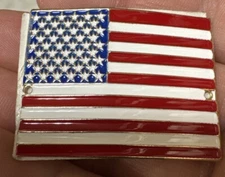 American flag US United States Hiking Staff Stick Medallion NEW