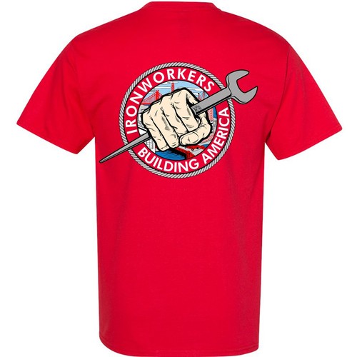 CAMISETA IRONWORKER | CAMISETA SOLDADOR | CAMISETA CUELLO AZUL | EQUIPO IRONWORKER | - Imagen 1 de 2
