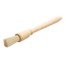 Wooden Pastry Brush w/pure bristles for Applying Oil Basting Cooking Brush 19cm