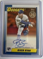 2025 Topps Series 1 1990 Autograph Card #90A-RR River Ryan Auto Orange 11/25