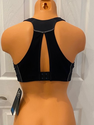 Under Armour Racerback Hi-impact Armour Bra Wire Free Sports Bra 1233075/76 NWT - Picture 4 of 30