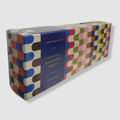 $26 Jonathan Adler Galison Bargello Panoramic 1,000 Pieces Game Puzzle