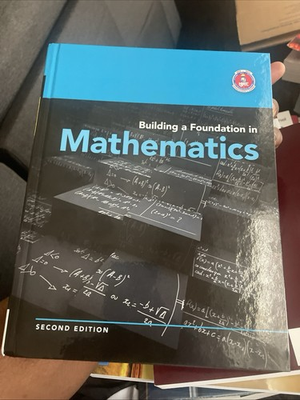 #ad Building a Foundation in Mathematics Book Textbook 2nd Edition Hardcover NJATC $37.00