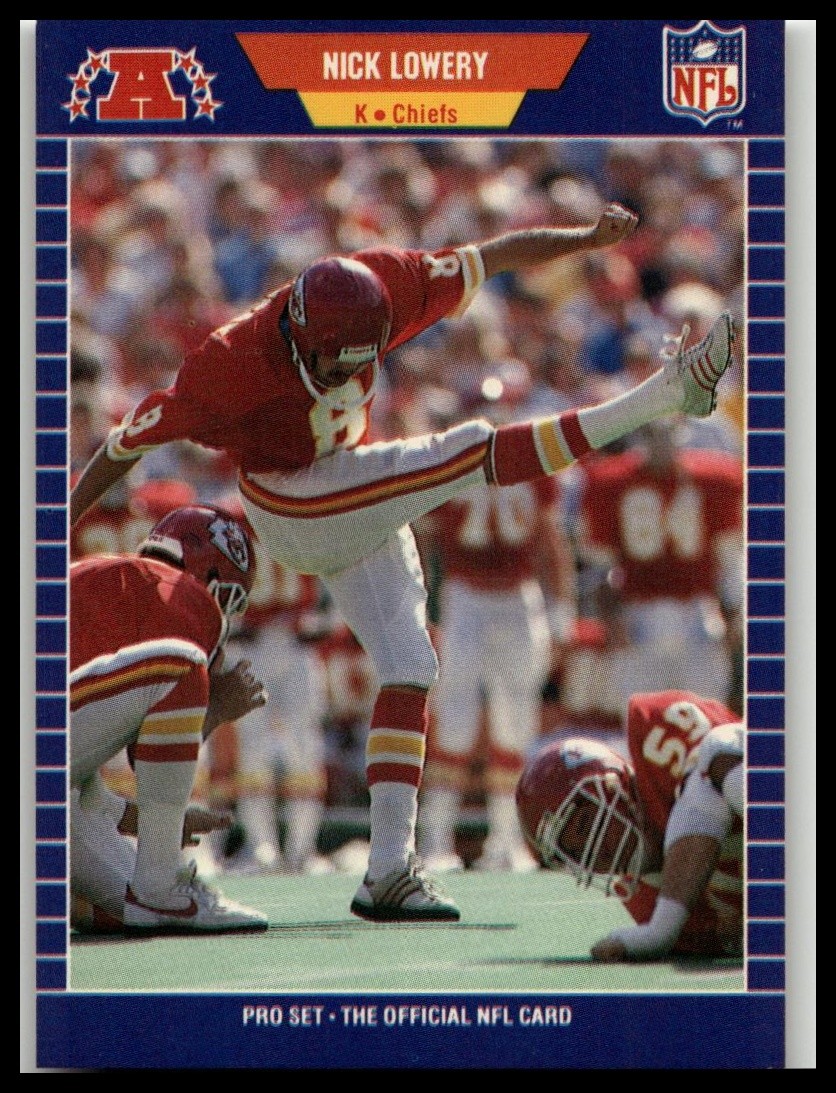 1989 Pro Set #174 Nick Lowery