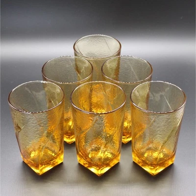 Amber Drinking Glasses In Glassware & Drinkware for sale | eBay