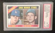 Don Sutton 1966 Topps Baseball #288 Rookie Card PSA 6. Well Centered