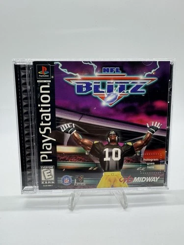 NFL Blitz PS1 PlayStation 1 MD + Reg Card Complete CIB - (See Pics) Tested