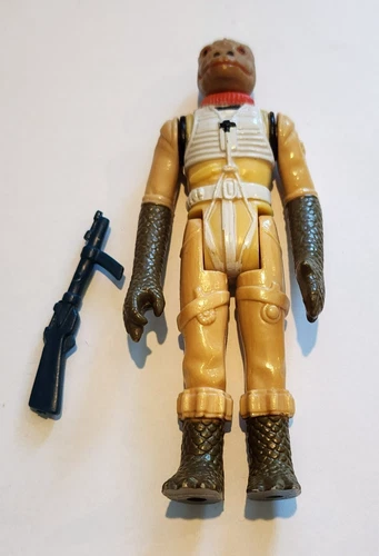Star Wars ESB Bossk Complete Kenner 1980 with Original Weapon. No Reproductions!
