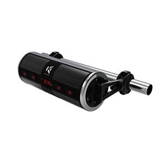 Motorcycle Speakers Bluetooth Waterproof Radio Audio System Built-in Silver