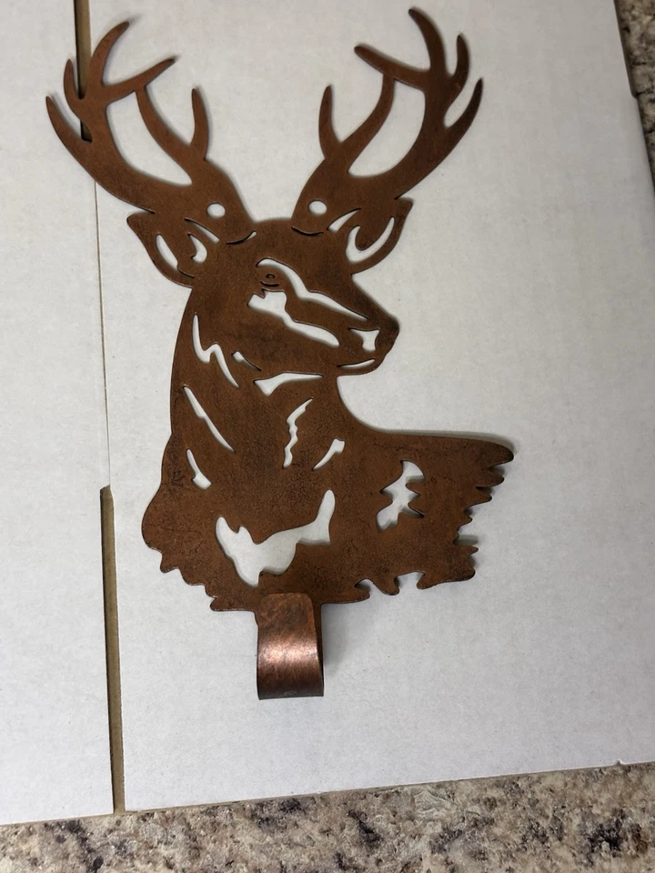 "Juego de 4 ganchos de pared para animales rústicos - bronce 6,5""" Foto 4 de 4