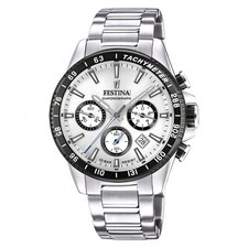 Watch Festina F20560/1 Timeless Chrono Man 45 Stainless steel