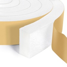High Density Foam Tape 2 inch wide x 1 thick x 6.5ft x 1 rolls, White