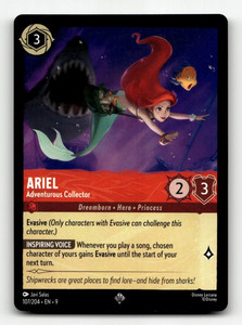 Disney Lorcana Ariel - Adventurous Collector 107/204 - Fabled