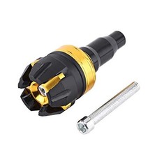 Motorcycle Frame Slider, Durable Gold Aluminum Crash Protector Universal Fit