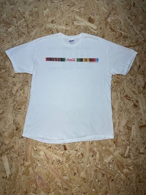 Coca Cola Y2K 2005 Cinco De Mayo Mens White Short Sleeve T-shirt Sz L