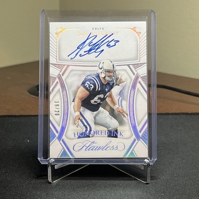 2025 Panini Flawless Jeff Saturday Silver Honored Ink On Card Auto 19/20 COLTS