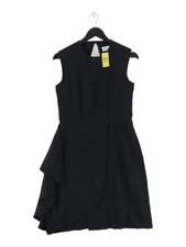 Closet A-Line Midi Dress UK12 in Blue