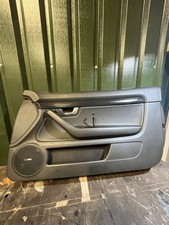 Audi A4 S4 B6 Cabriolet Drivers Complete Door Card Full Leather And Trim Piece