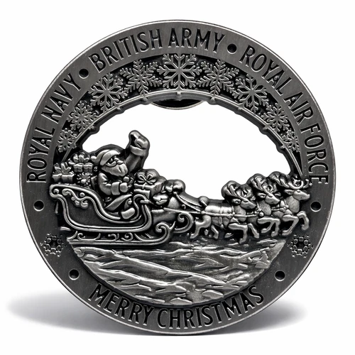 British Armed Forces Merry Christmas Enamel Badge