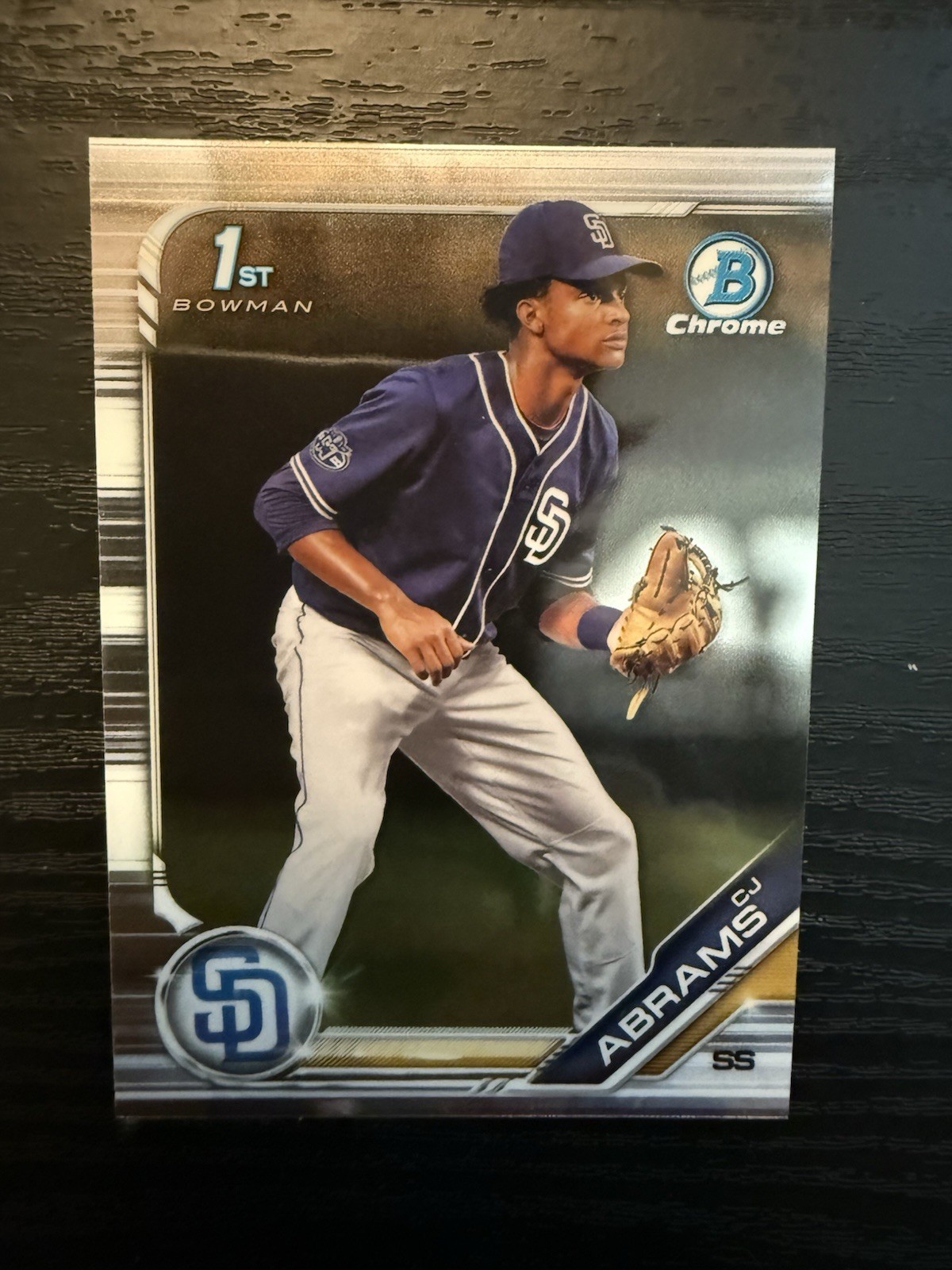 2019 Bowman Draft Chrome Refractor CJ Abrams San Diego Padres #BDC-85