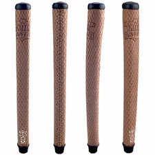 Leather Putter Golf Grips The Grip Master Collector's Edition Brown Snake Scale