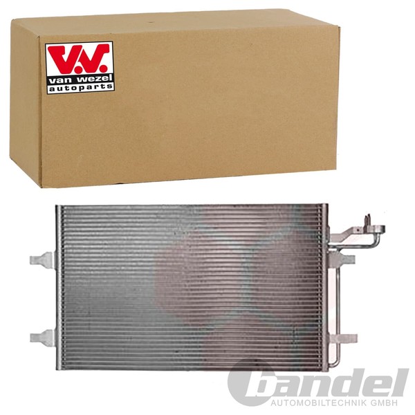 VAN Wezel Klimakondensator Ohne Trockner Passend FüR Volvo C30 C70 S40 V50-image