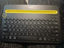 Logitech K480 Bluetooth Wireless Black Mini Multi-Device Keyboard Mac Windows