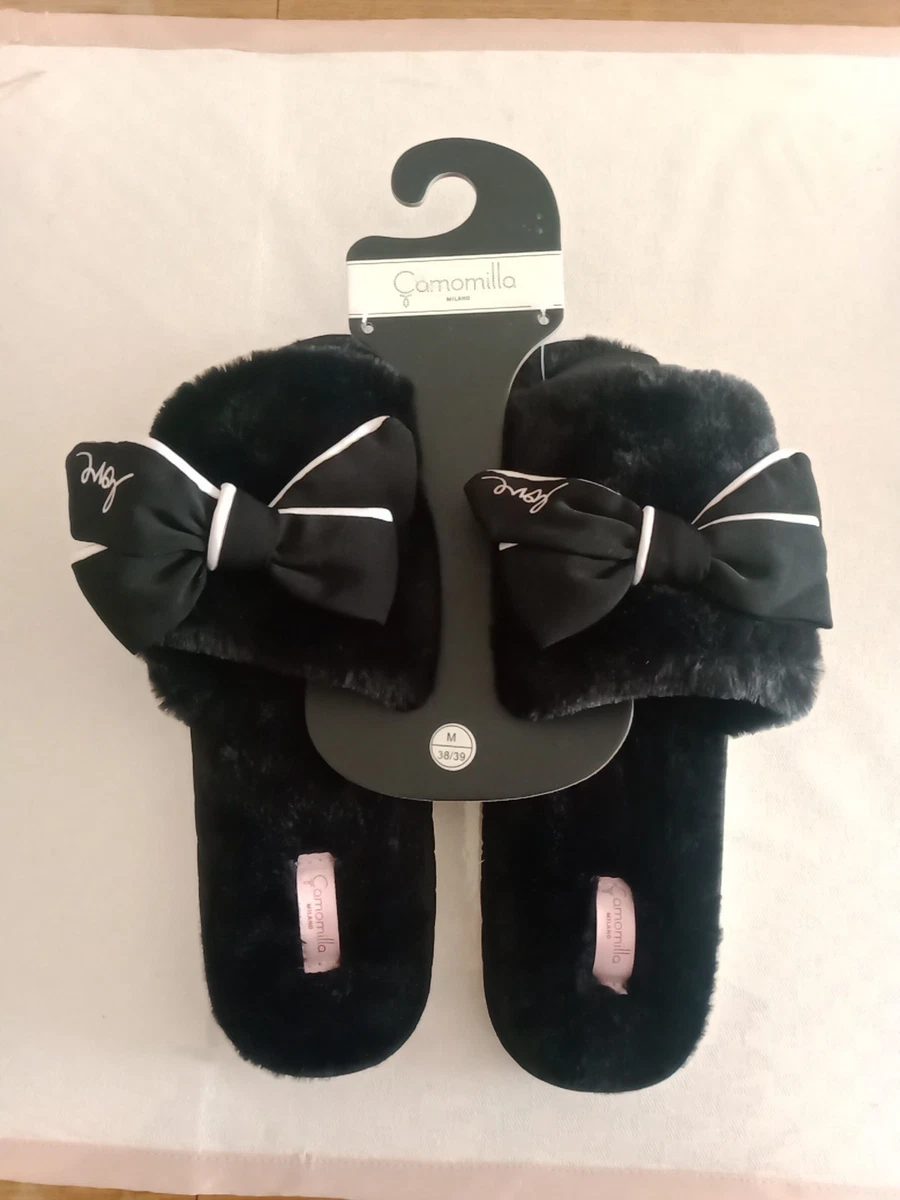 Pantofole Antiscivolo Con Fiocco, Unisex, In Lino E Poliestere, Suola In Gomma TPR, Leggere E Comode Per Estate, Spiaggia E Casa, Colori Blu, Nero, Rosa