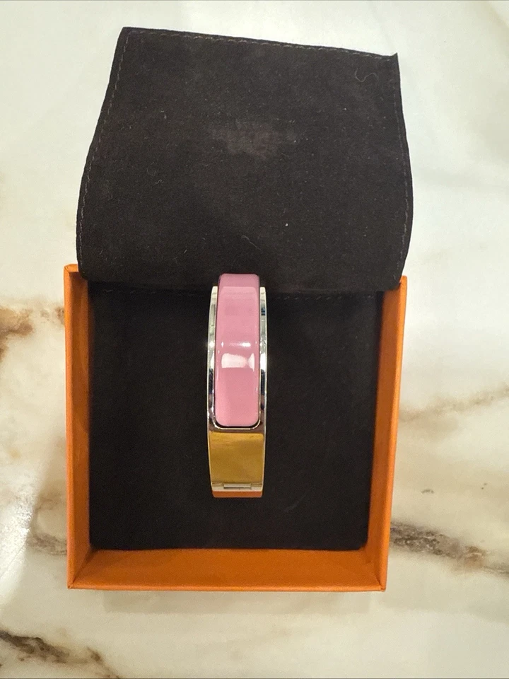 Hermes Clic H браслет розовый коробка в комплекте размер PM - Изображение 3 из 4