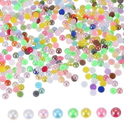Für Crafting 1500 Stk. 6mm AB Perlen in Halbrund Multicolor
