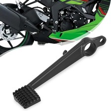 Rear Brake Pedal for ZX6R,CNC Aluminum Foldable Motorcycle Foot Brake Black