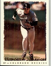 1995 Topps Howard Johnson #206 Colorado Rockies