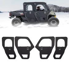 KEMIMOTO Framed Door Kit Cab Enclosure Doors for Can-Am Defender MAX HD 7/8/9/10