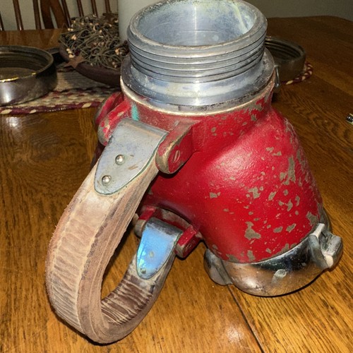 Vintage 40er Jahre Akron Messing? Siamventil 3" Feuerwehrauto Feuerwehrschlauch - Bild 24 von 24