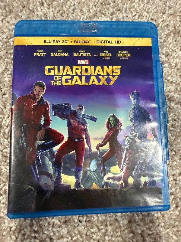 Guardians of the Galaxy (Blu-ray 3D + Blu-ray + DVD, 2014)